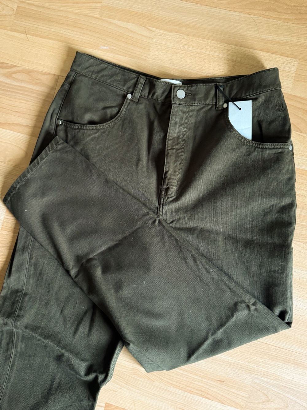 Kotn Khaki Green Tapered Trouser